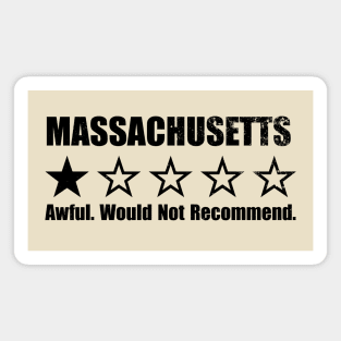 Massachusetts One Star Review Magnet